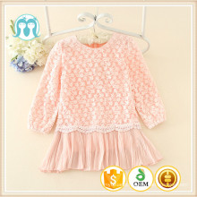 casual autumn garments for kids lovely long sleeve lace winter clothes children causal simple dresses